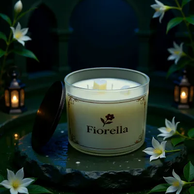 Arabian Jasmine & Jasmine Scented Soy Candle