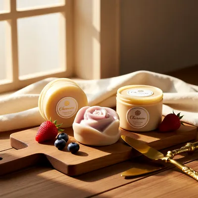 Cheesecake Molded Candle