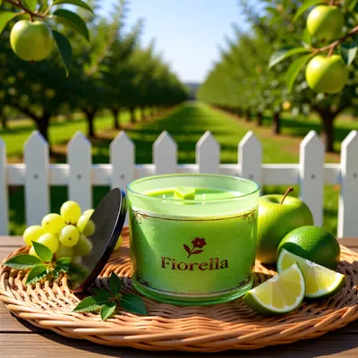 Green Apple Scented Soy Candle