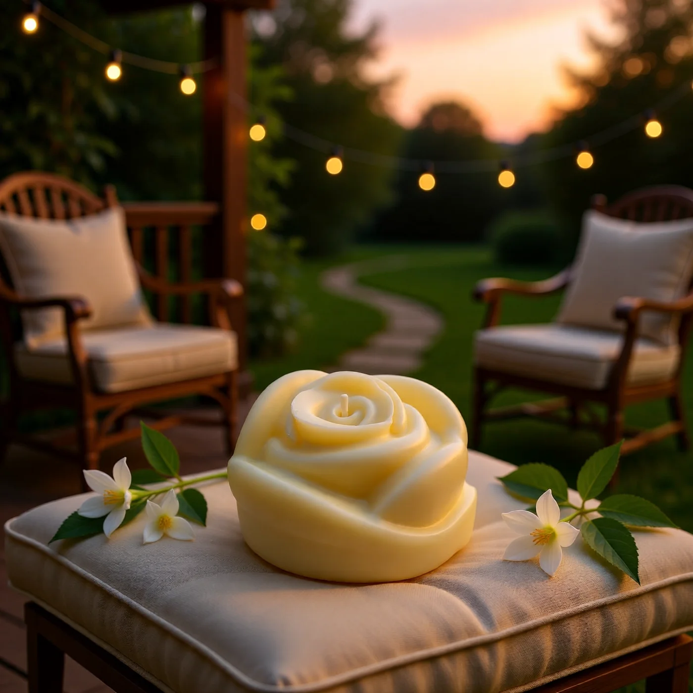 Jasmine Molded Candle
