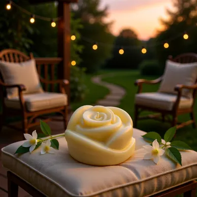 Jasmine Molded Candle