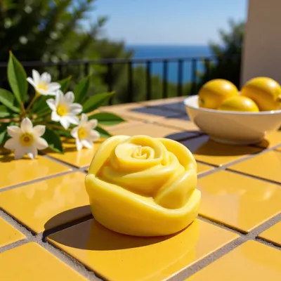 Lemon Molded Candle