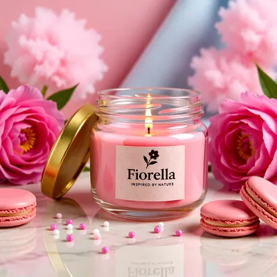 Pink Sugar Scented Soy Candle