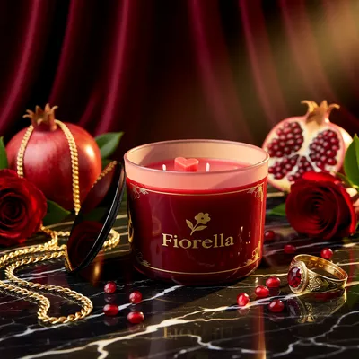 Pomegranate Scented Soy Candle