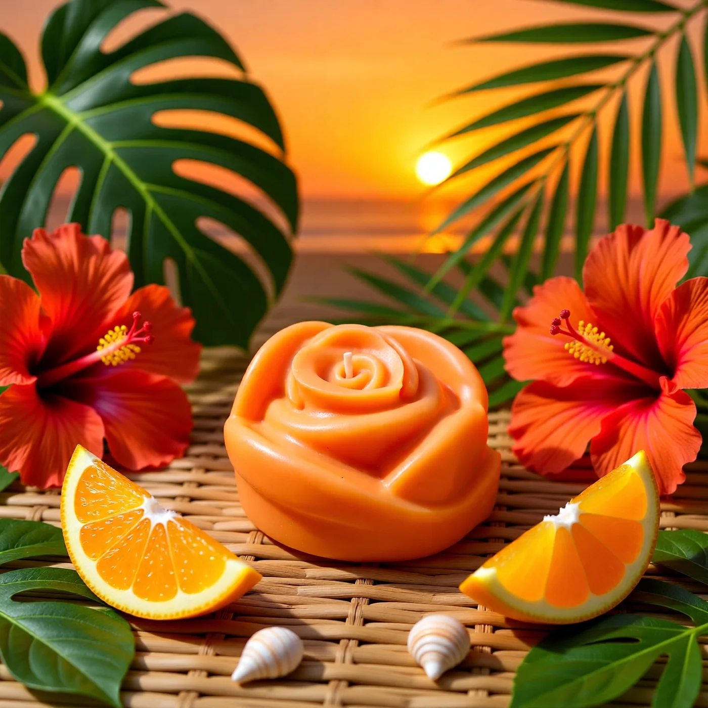 Tropicana Molded Candle