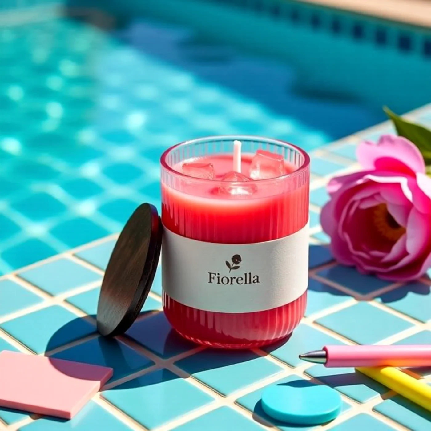 Watermelon Iced Candle
