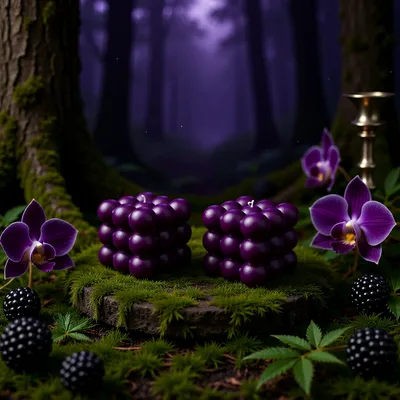 Wild Berry Molded Candle
