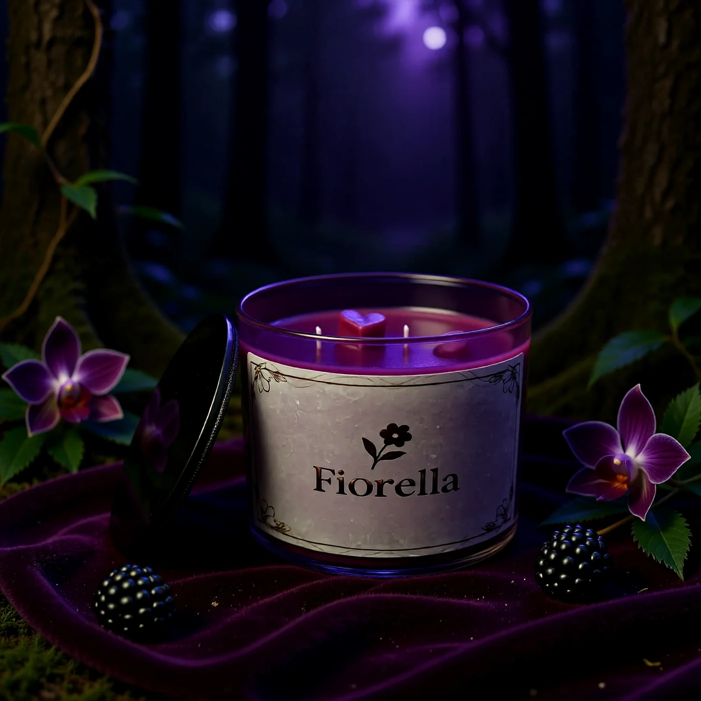 Wild Berry Scented Soy Candle
